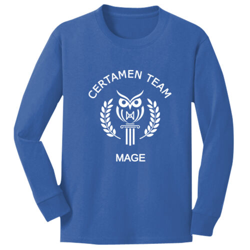 Certamen - Youth Long Sleeve Cotton Tee Thumbnail