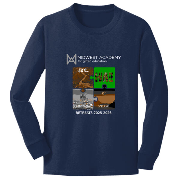 Retreat - Youth Long Sleeve Cotton Tee Thumbnail