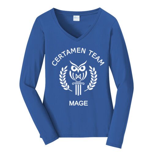 Certamen - Women Long Sleeve Cotton Tee Thumbnail
