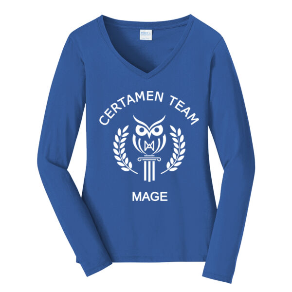 Certamen - Women Long Sleeve Cotton Tee Thumbnail