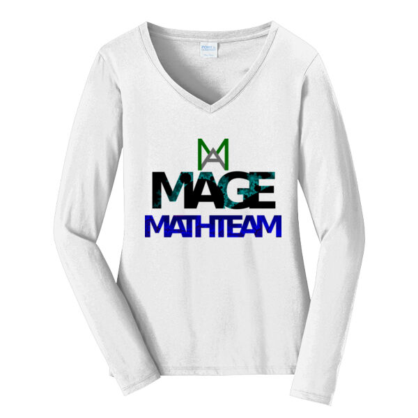 Math - Women Long Sleeve Cotton Tee Thumbnail