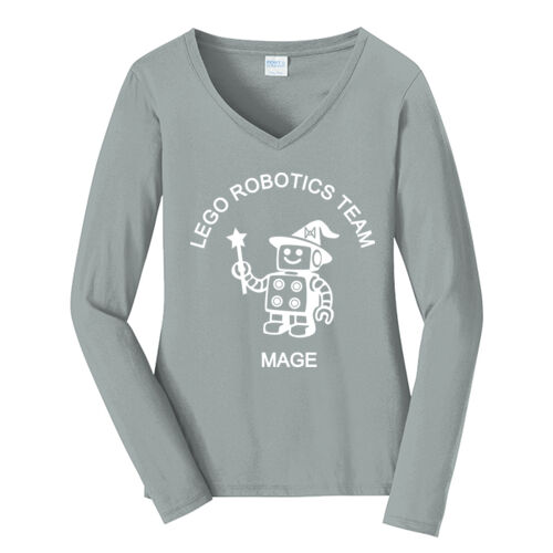 Lego Robotics - Women Long Sleeve Cotton Tee Thumbnail