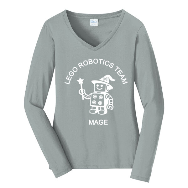 Lego Robotics - Women Long Sleeve Cotton Tee Thumbnail